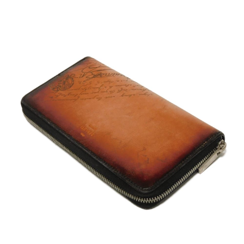 Berluti ベルルッティ イタウバ スクリットレザー ロングジップ