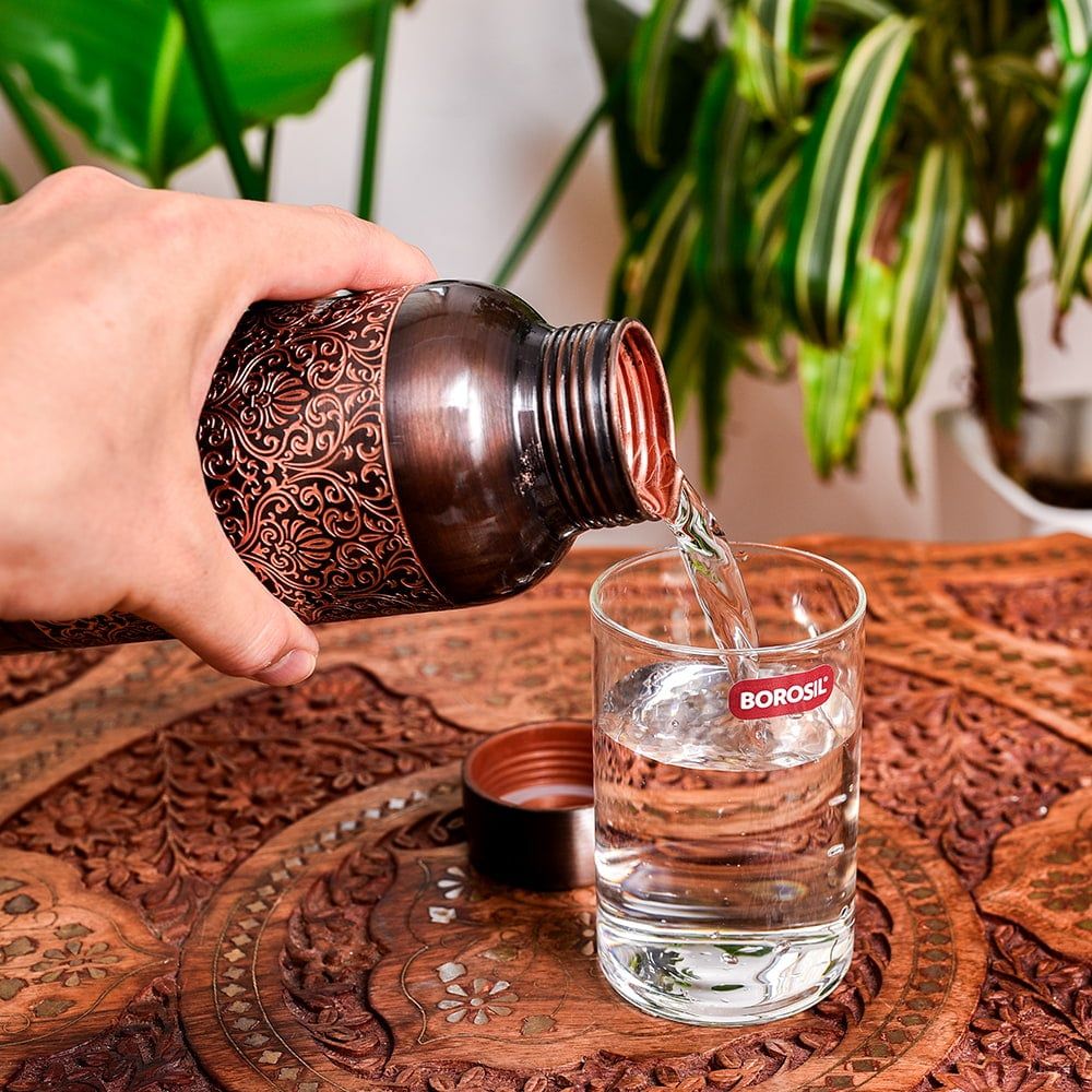 8月15月まで5%off純銅製ウォーターボトル アーユルヴェーダ 2本 8月15