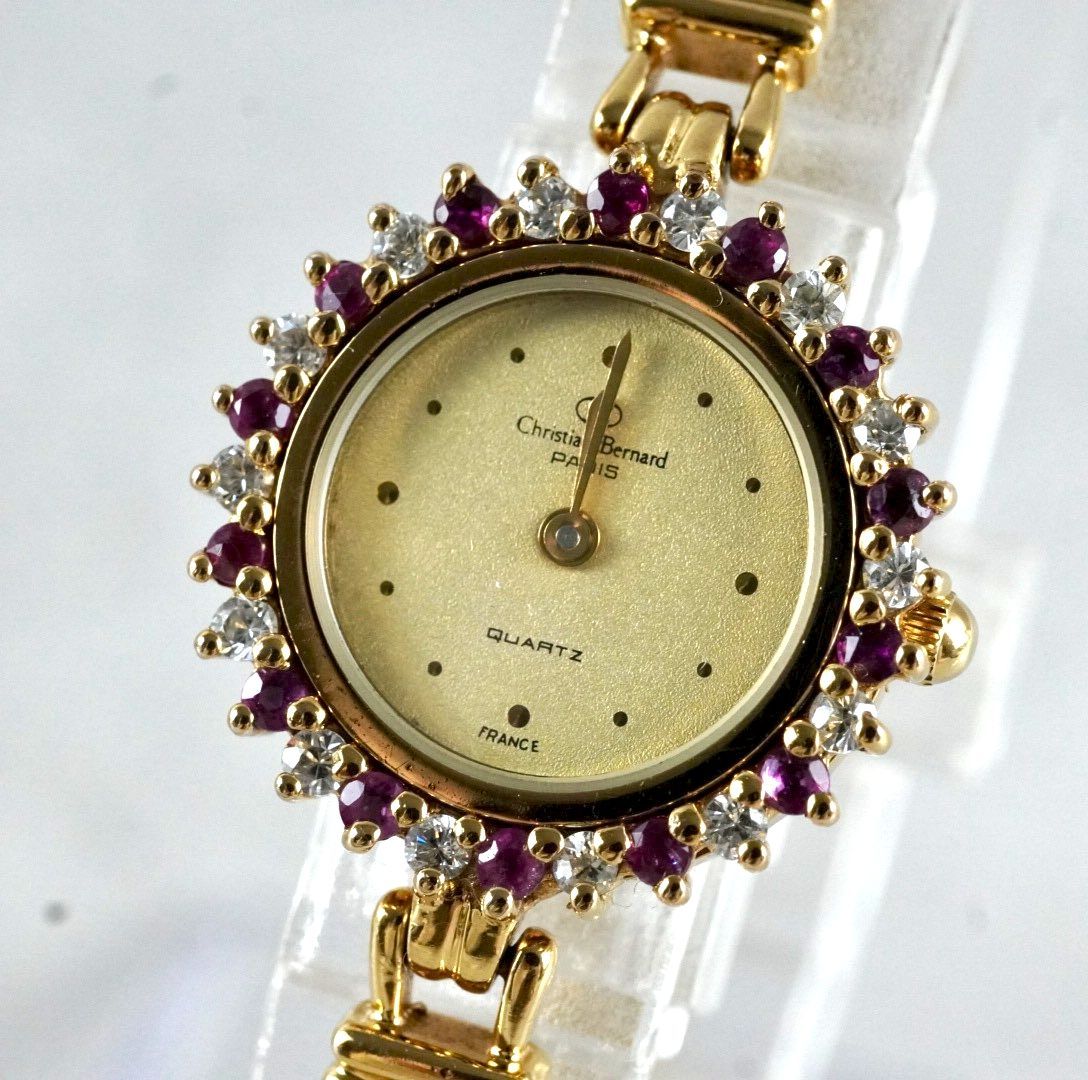 新品電池交換済み】 クリスチャンベルナール Christian Bernard PARIS