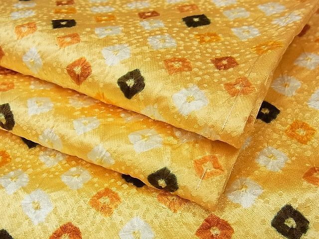 『逸 品』総絞り柄の高級小紋 MO-00339 上質な小紋 総絞り 菱文 正絹 逸品 未使用 - メルカリ