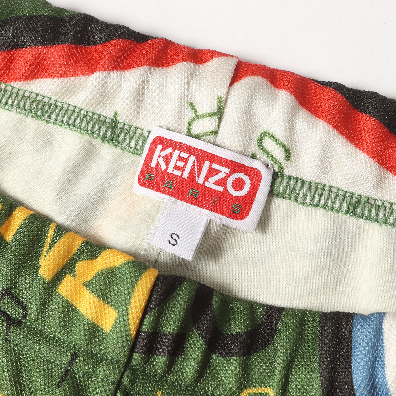 KENZO ケンゾー パンツ マルチカラー サイズ:S | ラベルロゴ
