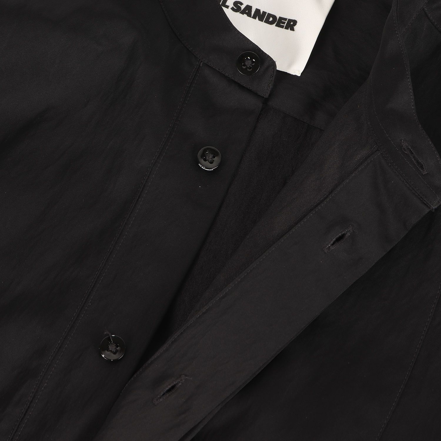 JIL SANDER ジル・サンダー シャツ ブラック 黒 サイズ:39 | 20SS