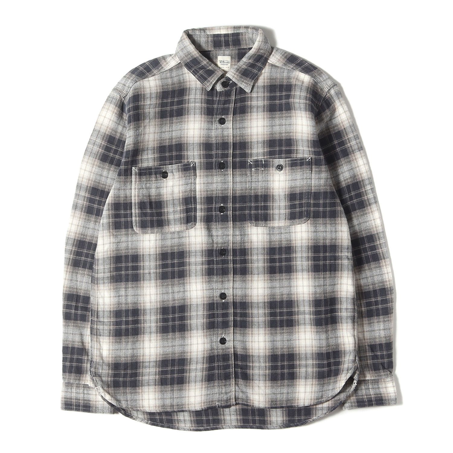 Ron Herman flannel shirt ネルシャツ　ビンテージ加工　L Ron Herman ロンハーマン ネルシャツ 長袖シャツ L｜Yahoo!フリマ（旧