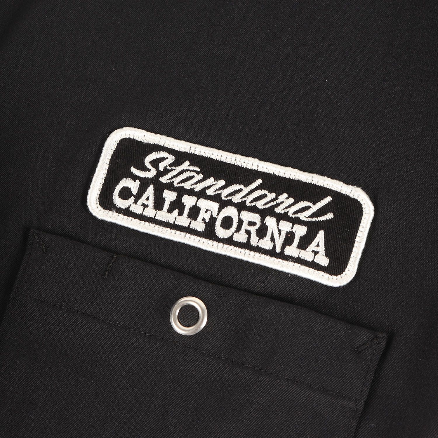 新品 スタンダードカリフォルニア リップストップ エンジニアシャツ 24ss STANDARD CALIFORNIA スタンダードカリフォルニア シャツ ブラック 黒