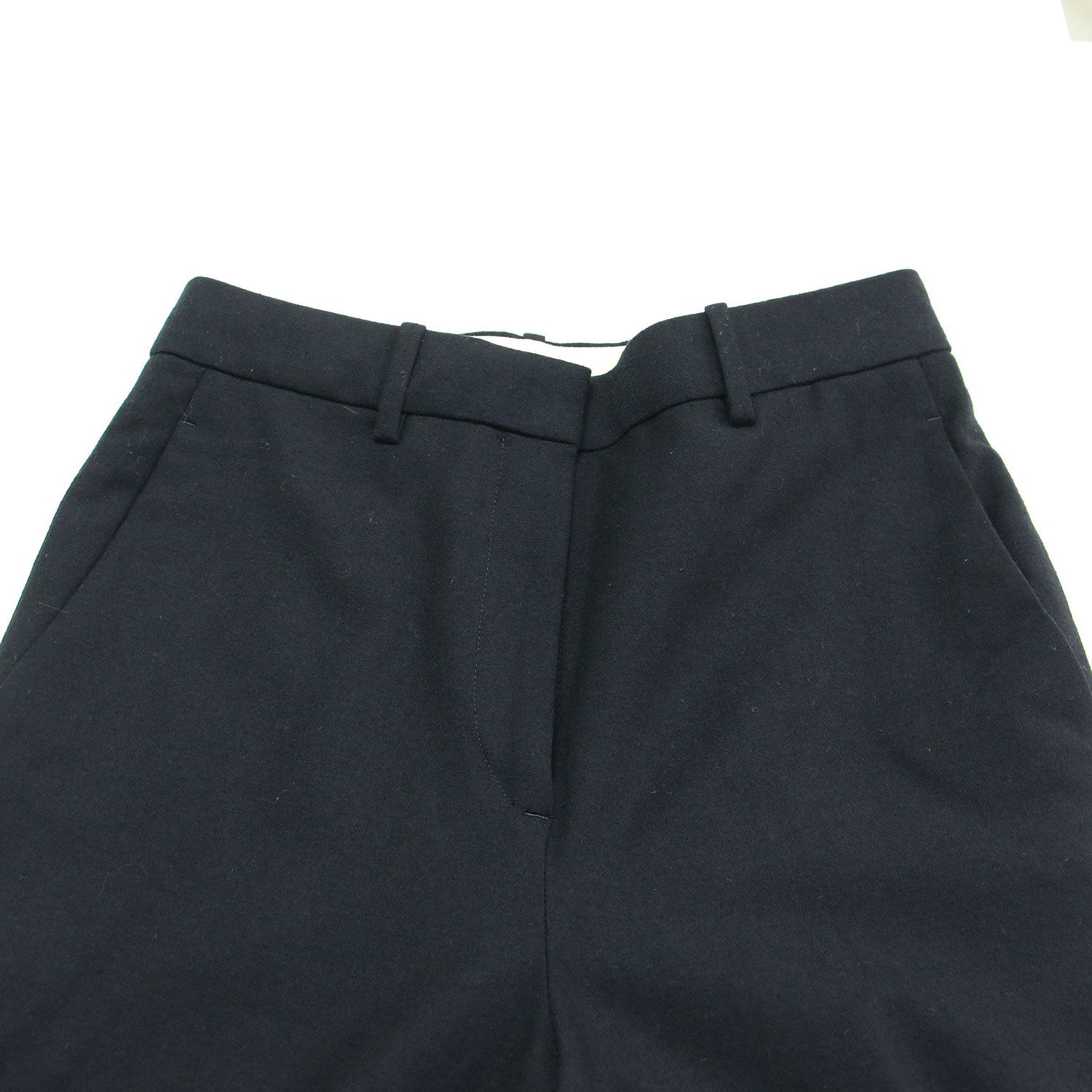  DES PRES デプレ パンツ ネイビー 紺 サイズ 32 5号 21秋冬 ウール フランネル シガレット スラックス テーパード スリム センタープレス ボトムス ズボン レディース その他 パンツ