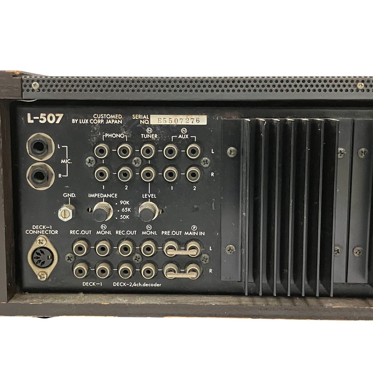 Luxman L-507 ラックスマン アンプ プリメインアンプ オーディオ 音響