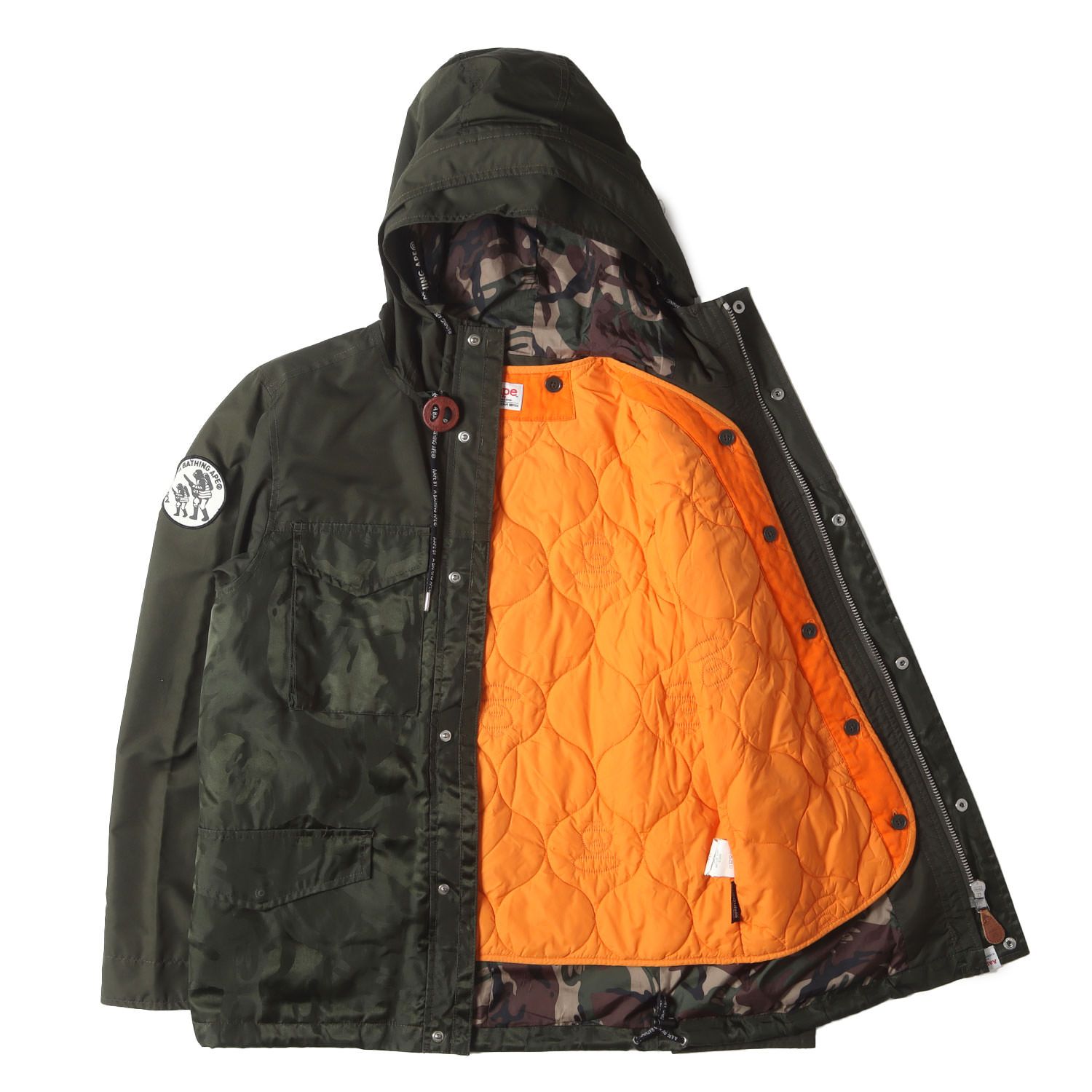 A BATHING APE ア ベイシング エイプ ジャケット グリーン サイズ:M 
