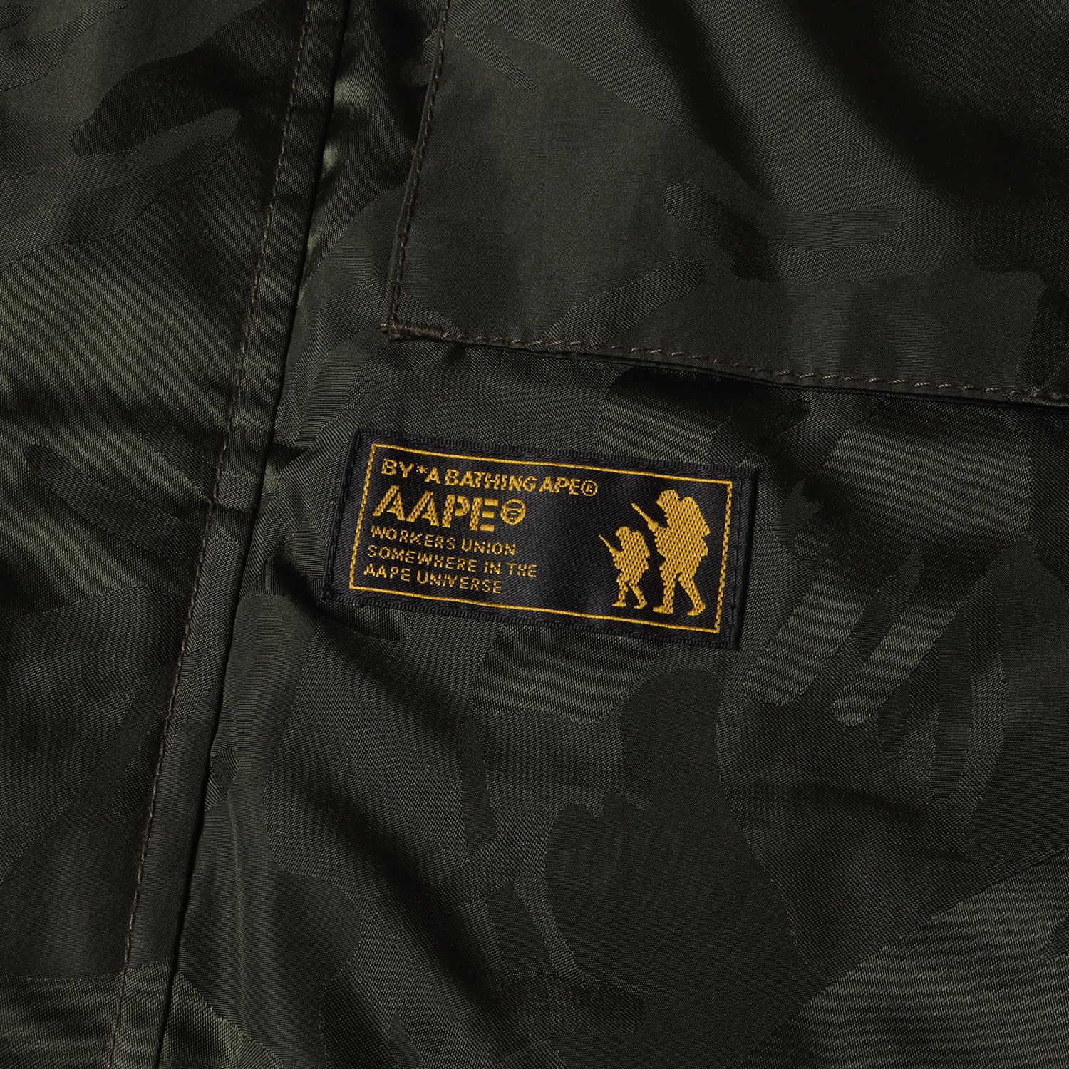A BATHING APE ア ベイシング エイプ ジャケット グリーン サイズ:M 