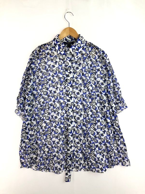 LOUIS VUITTON ルイ ヴィトン モノグラム ボウタイ シャツ RW 191 W JNQ FGBL 20 ブラウス トップス 179 251220 na 09 tag
