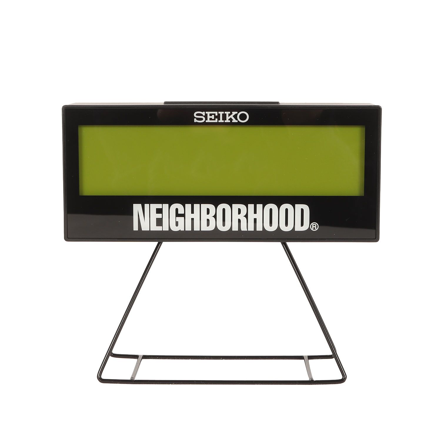 ネイバーフッド 23 AW SEIKO ミニスポーツ タイマークロック 置き時計 MINI SPORTS TIMER CLOCK ブラック 黒 ブランド コラボ 雑貨 インテリア 別注 メンズ