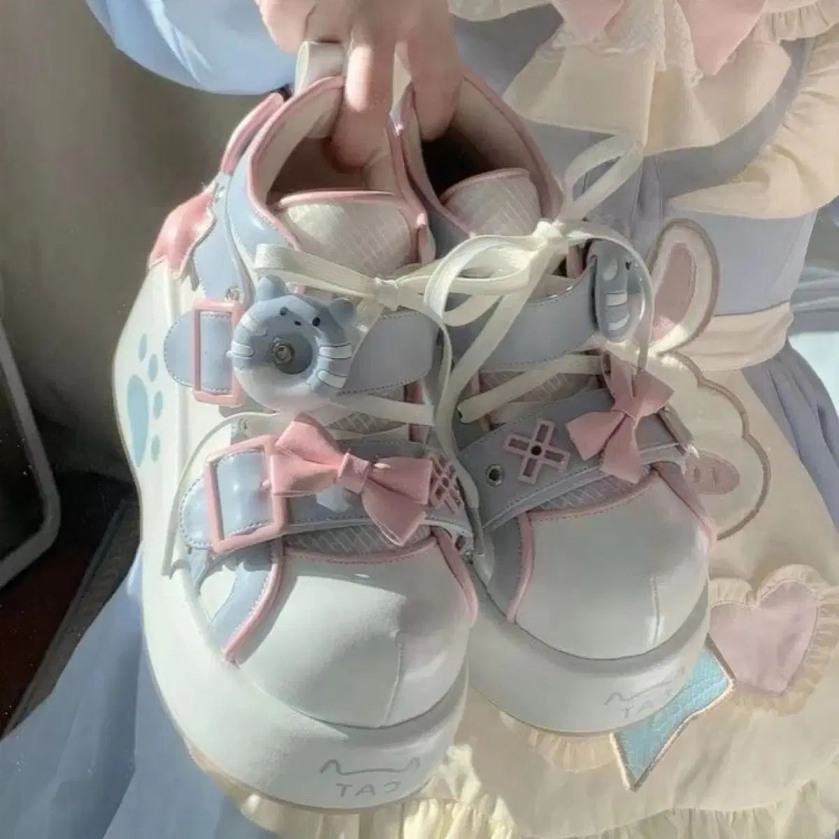 天使系 量産型 ロリータ 丸のままスニーカー 2 COLOR