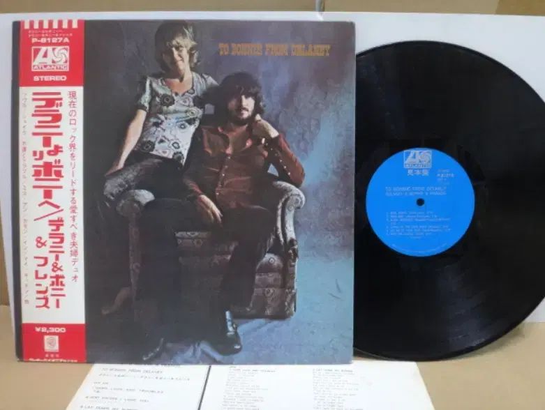 日本 PROMO LP Bonnie and Delaney 70 年 早い