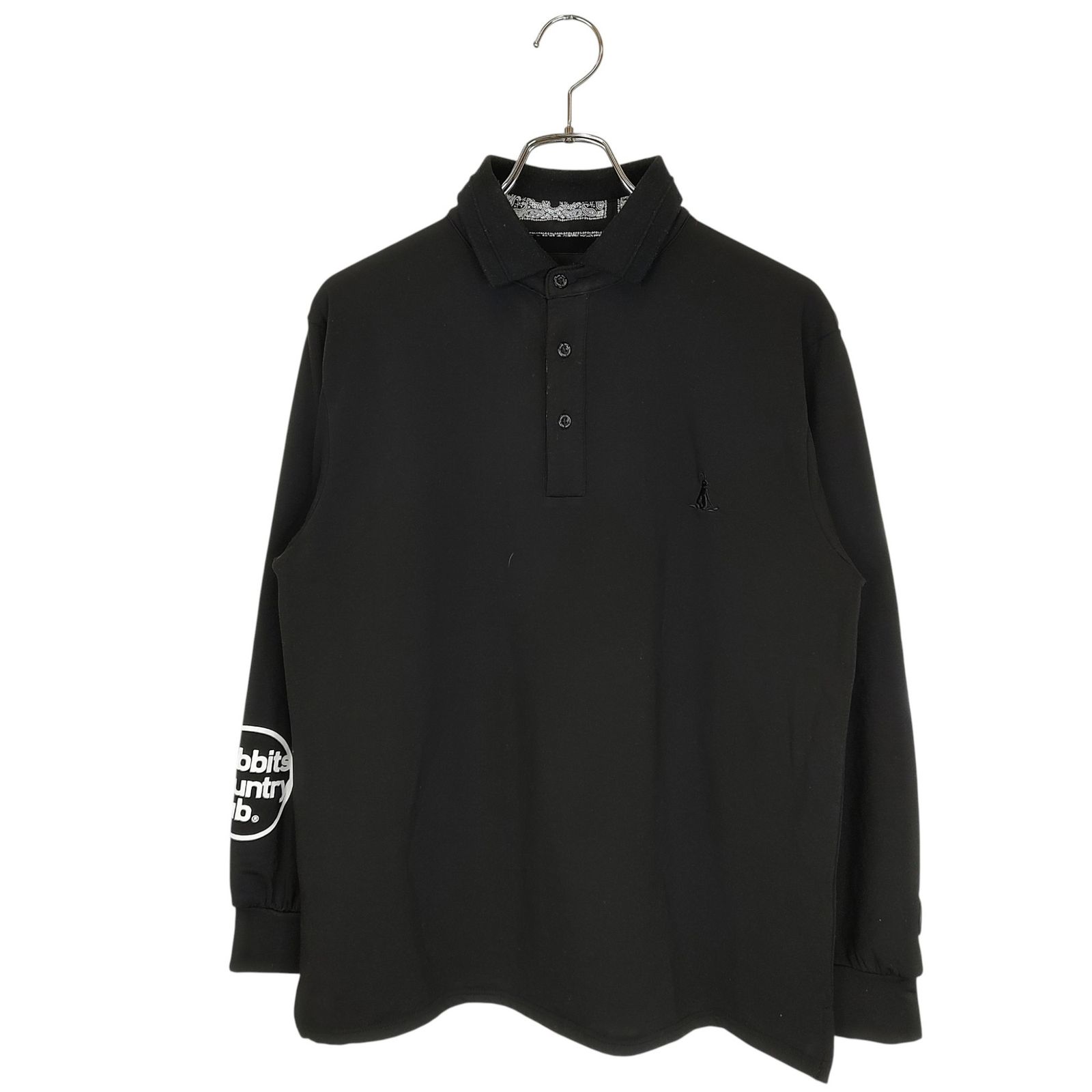 FR2 GOLF エフアールツー ゴルフ 厚手 長袖 ポロシャツ M ブラック