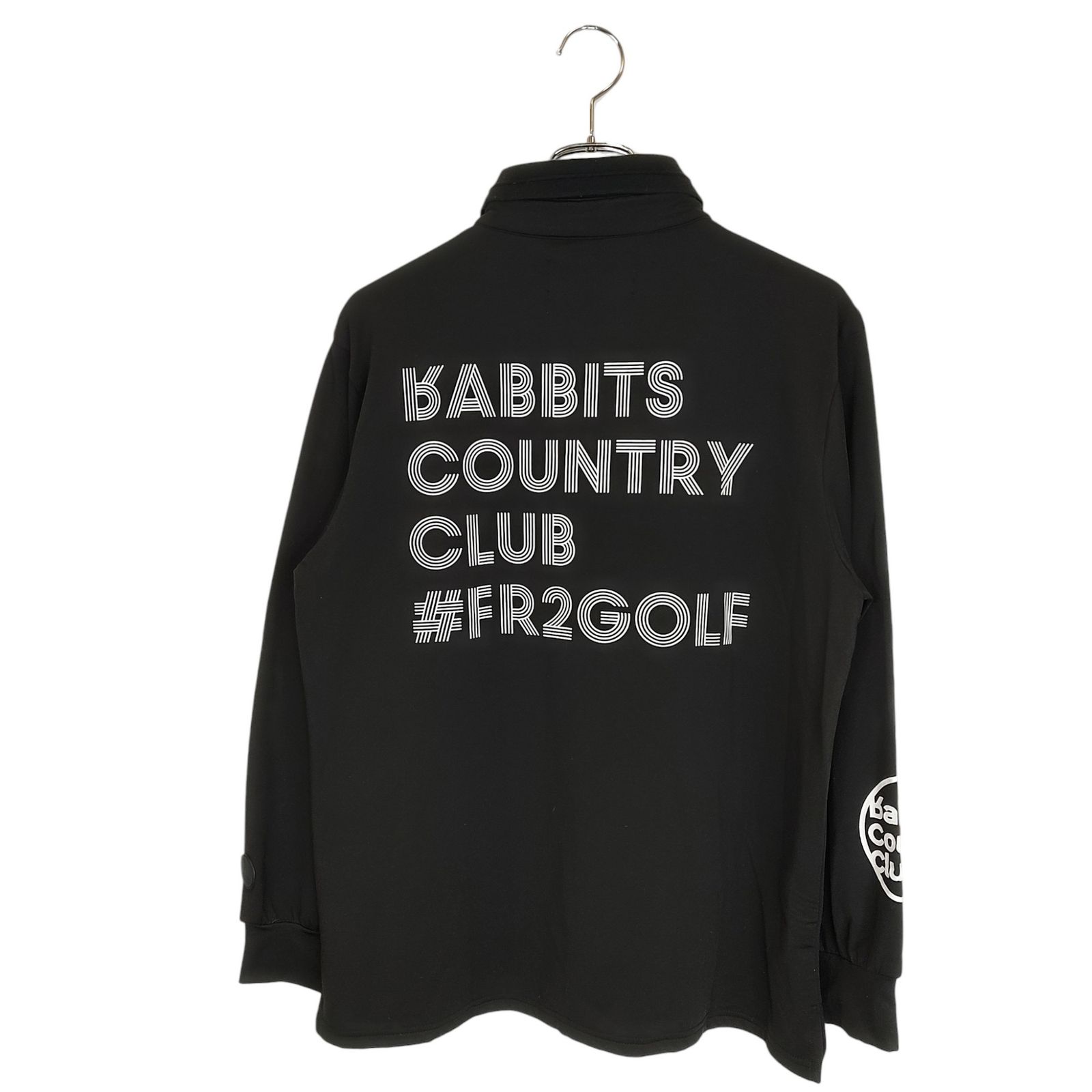 新品未開封♯FR2GOLF（エフアールツーゴルフ）　ポロシャツ FR2 GOLF エフアールツー ゴルフ 厚手 長袖 ポロシャツ M ブラック