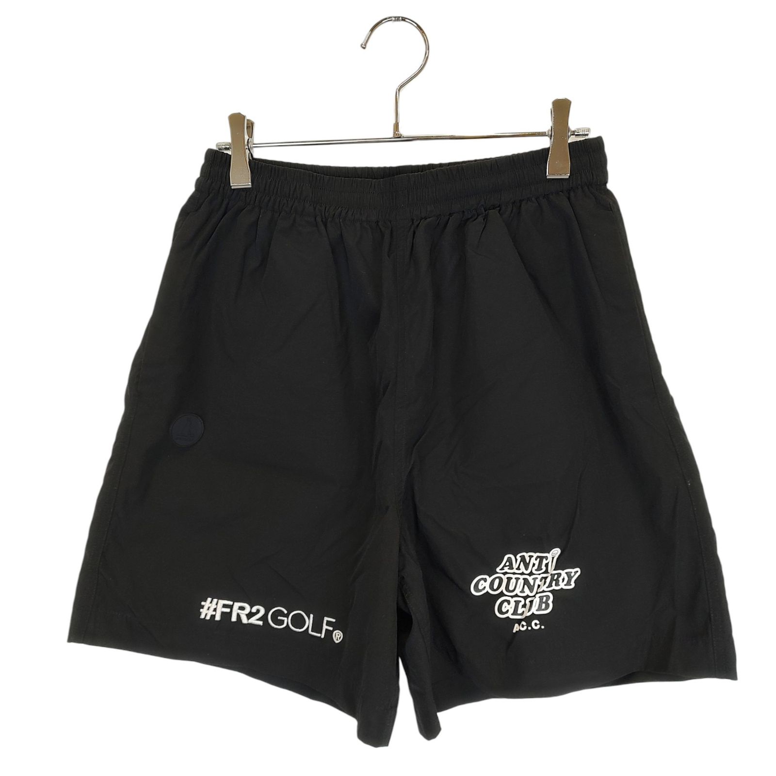 FR2 GOLF ブラックパンツ ショートパンツ 黒 FR2 GOLF エフアールツー ゴルフ ANTI COUNTRY CLUB ショートパンツ M