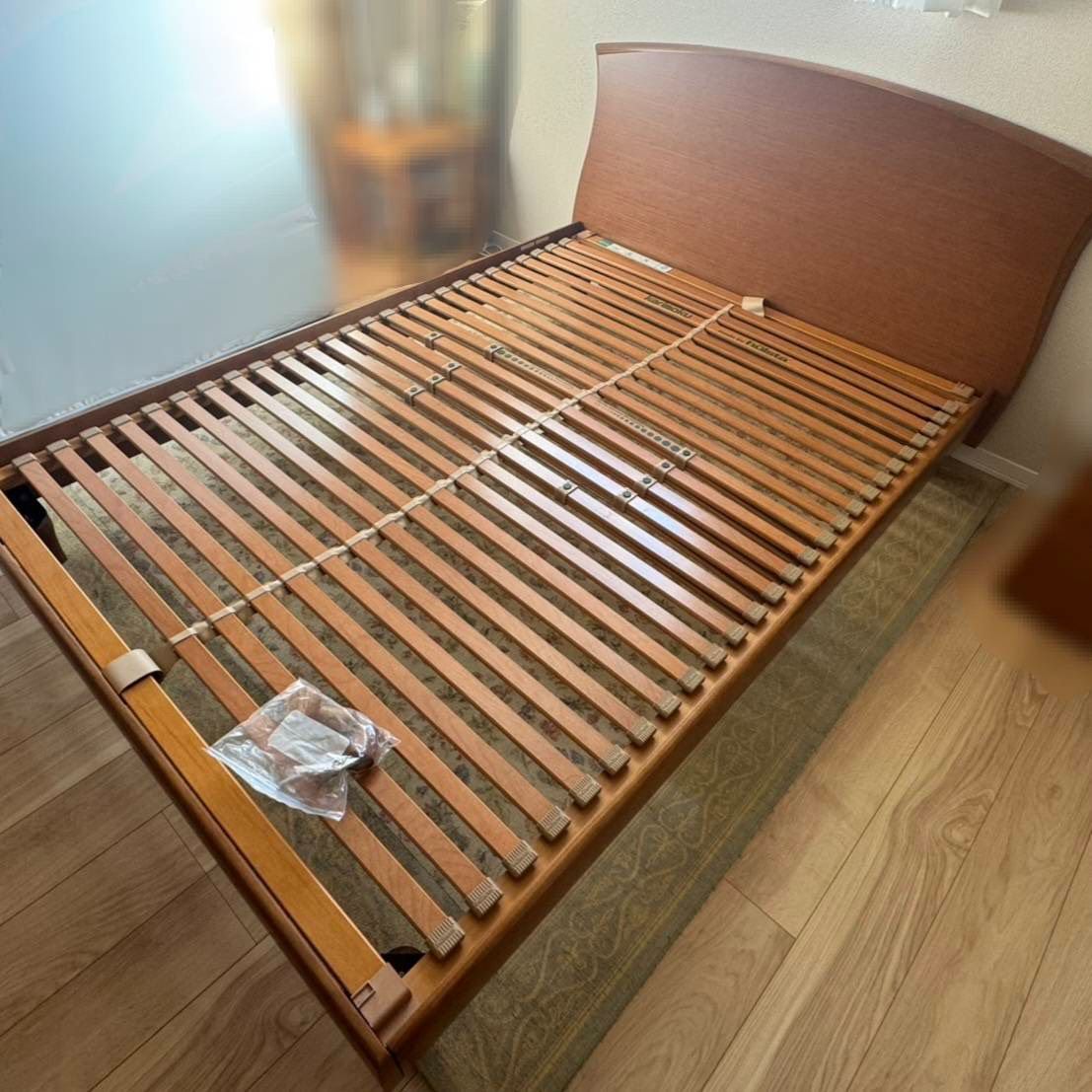 直接手渡し 千葉県千葉市 karimoku カリモク made by hülsta ベッド ダブルサイズ フレーム 木製