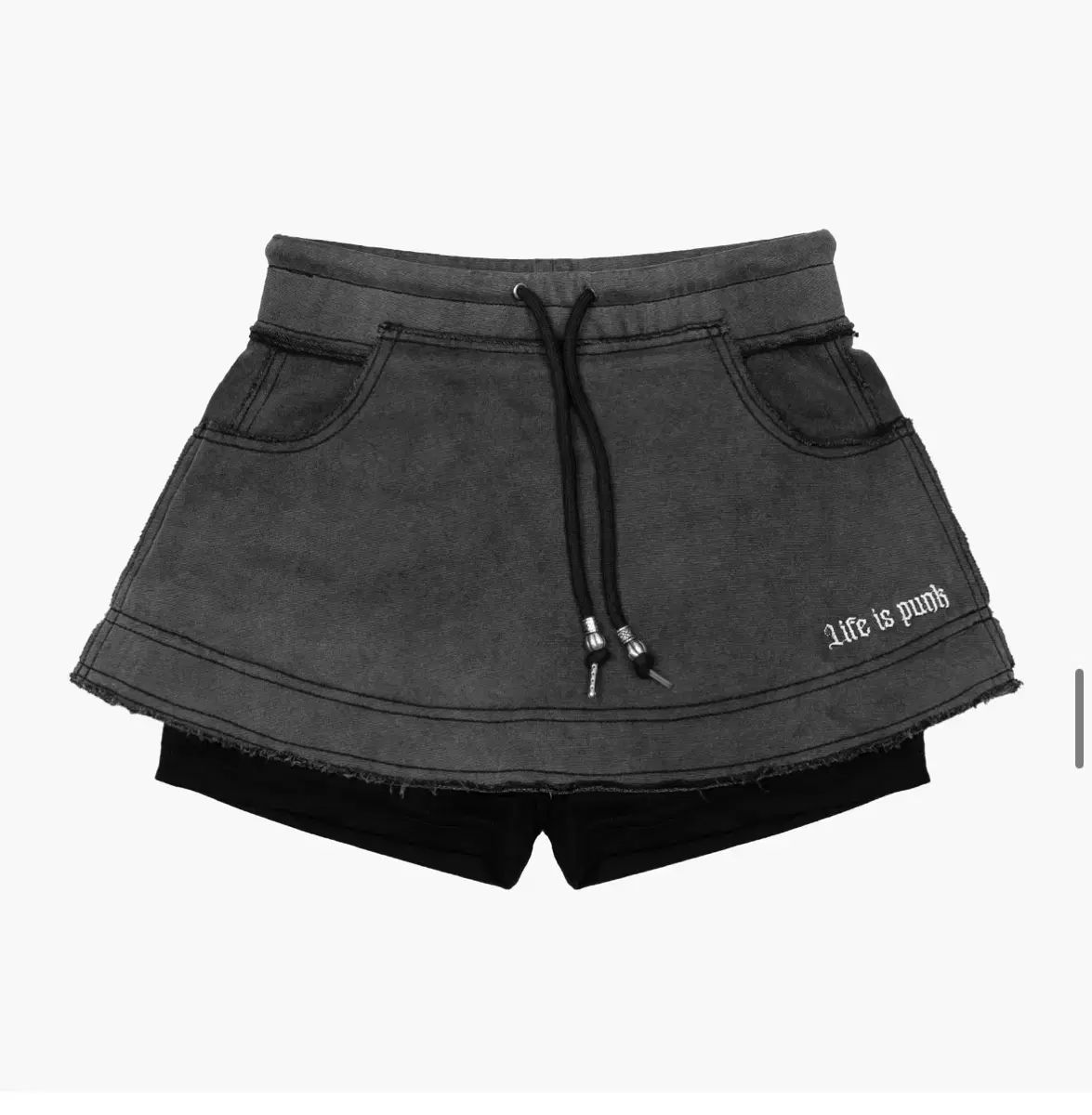 新品)ラフネック ロー スティッチ パンツ ショップ スカート ロー