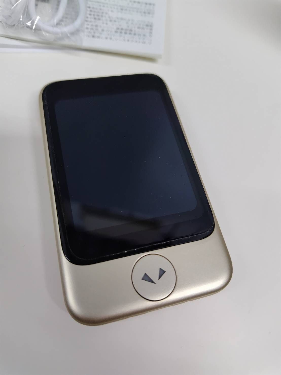 ジャンク】POCKETALK［S］/PTSGG/ポケトーク/ゴールド - メルカリ