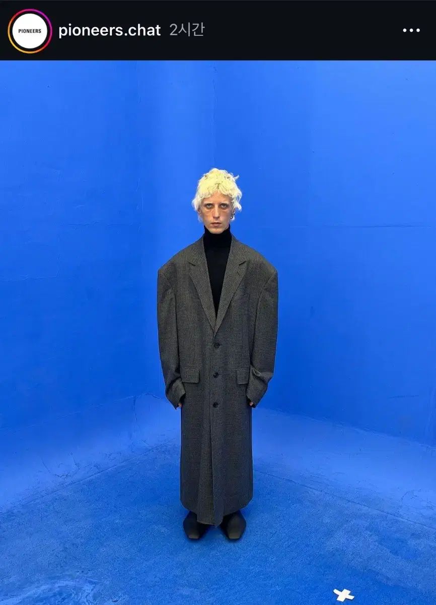 Lパイオニアーズ pioneers テーラード オーバーサイズ コート