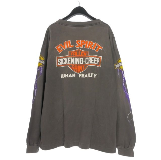 セントマイケル SAINTMICHAEL 23SS LS TEE EVIL SPILIT ヴィンテージ