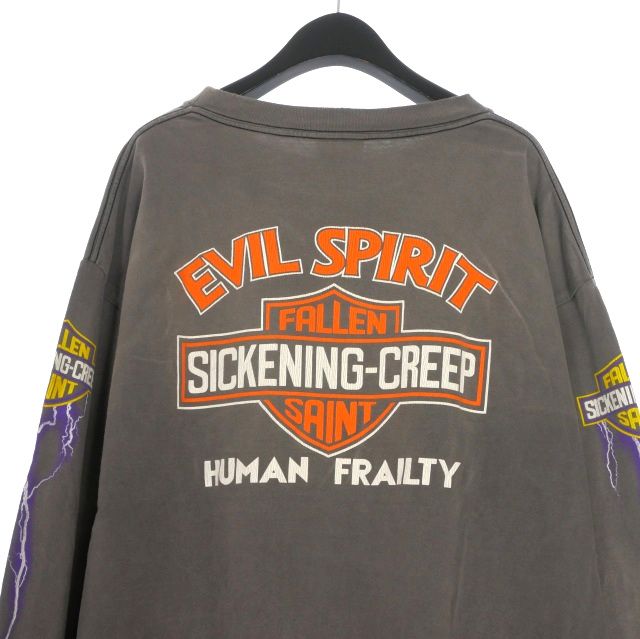 SAINT MICHAEL セント マイケル/EVIL SPILIT セントマイケル SAINTMICHAEL 23SS LS TEE EVIL SPILIT ヴィンテージ