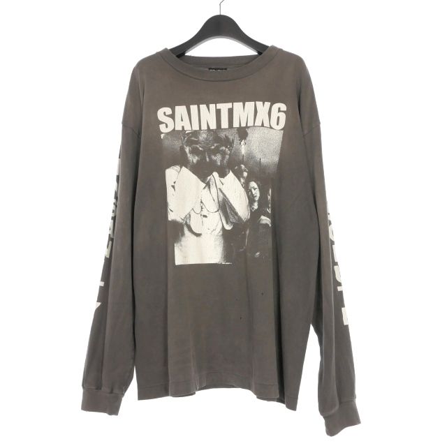 セントマイケル SAINTMICHAEL 23SS LS TEE SAINT MX6 ロングスリーブT