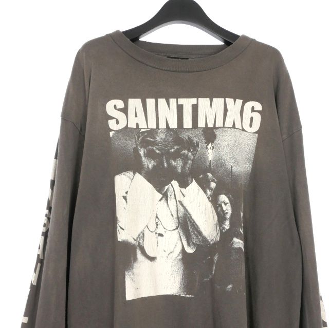 セントマイケル SAINTMICHAEL 23SS LS TEE SAINT MX6 ロングスリーブT