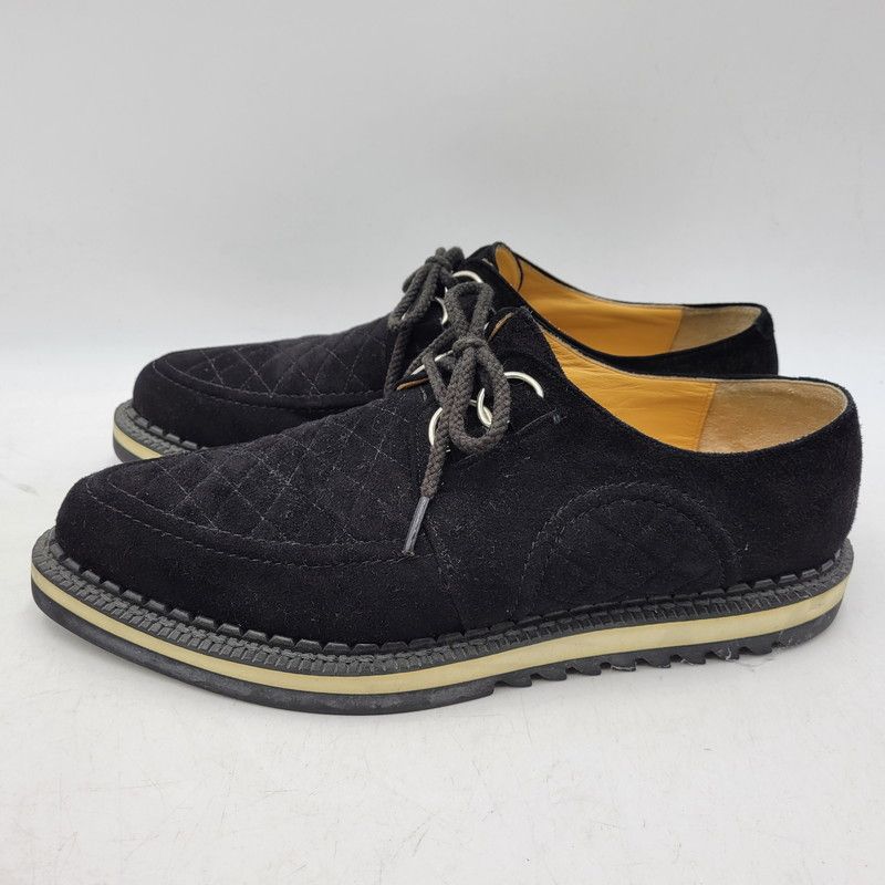 品 アンダーカバー GOAT SUEDE SHARK QUILTED DERBY SHOES ゴートスエード ダービーシューズ 靴 164-251220-as-04-izu