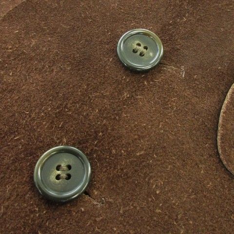 ポールスミス PAUL SMITH レザーベスト スエード 牛革 フロントボタン