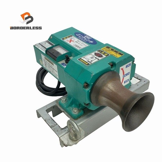 ☆中古品☆IKURA イクラ 育良精機 100V ミニウインチ CW-M300 ケーブル 