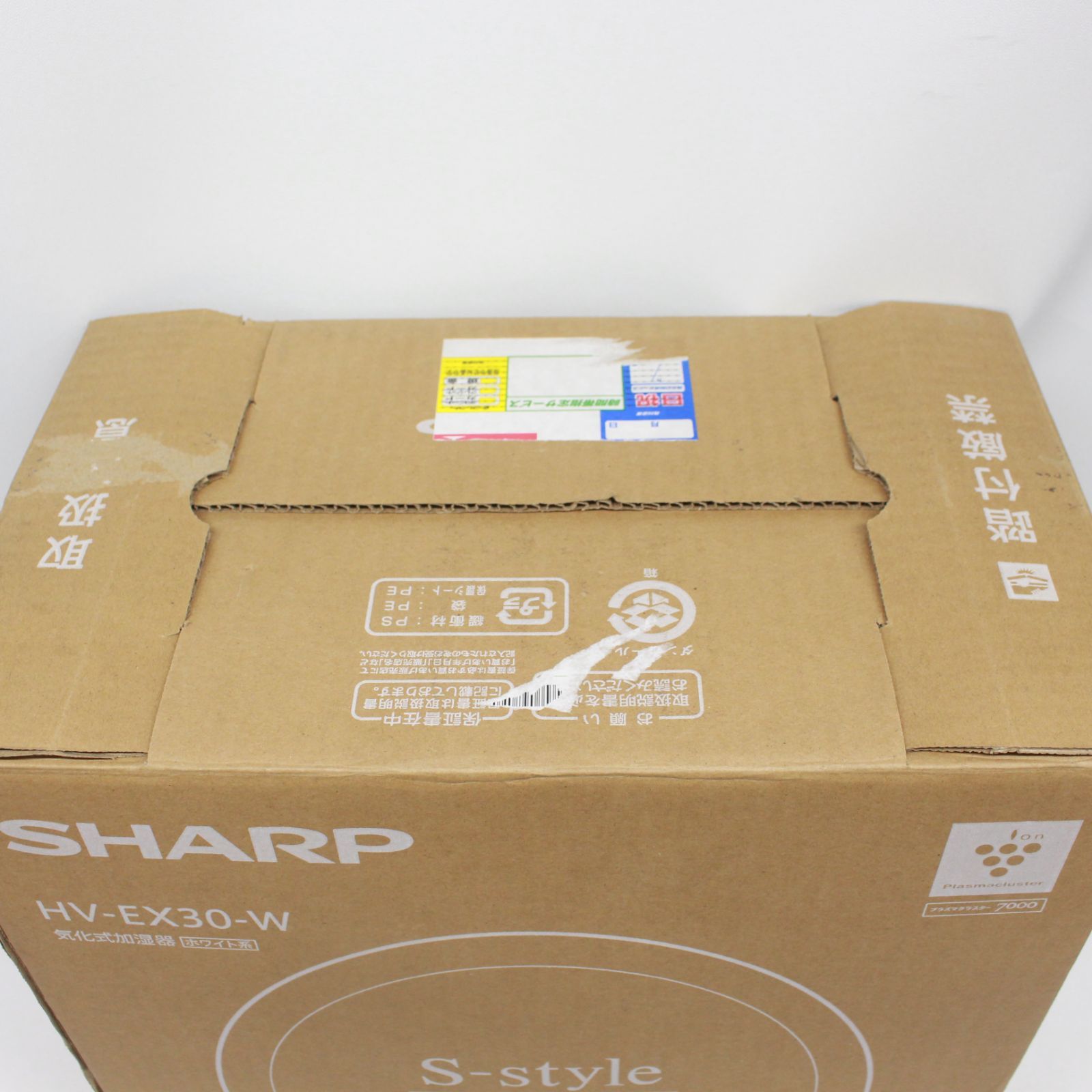 ☆1561 SHARP 気化式加湿器 HV-EX30-W - メルカリ