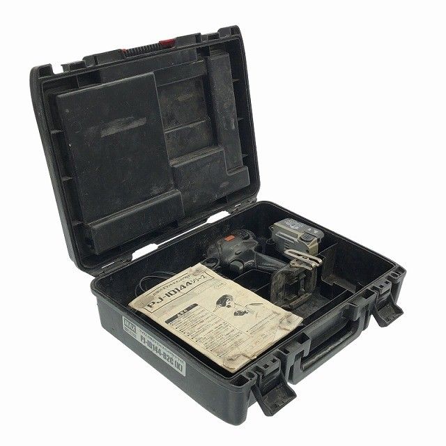 MAX マックス PJ-1D144B2C インパクトドライバ 中古品 バッテリ14.4V 3.0Ah二個/充電器付き 【ハンズクラフト宜野湾店】 ☆中古品☆ MAX マックス 14.4V充電式ブラシレスインパクトドライバ