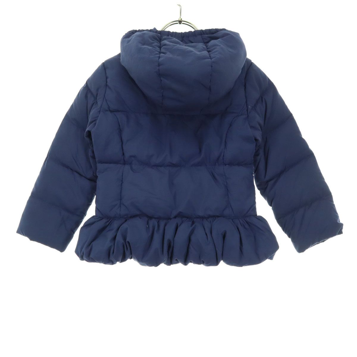 RALPH LAUREN ラルフローレン ワンポイントロゴ 長袖 ダウンジャケット 120 ネイビー キッズ 古着