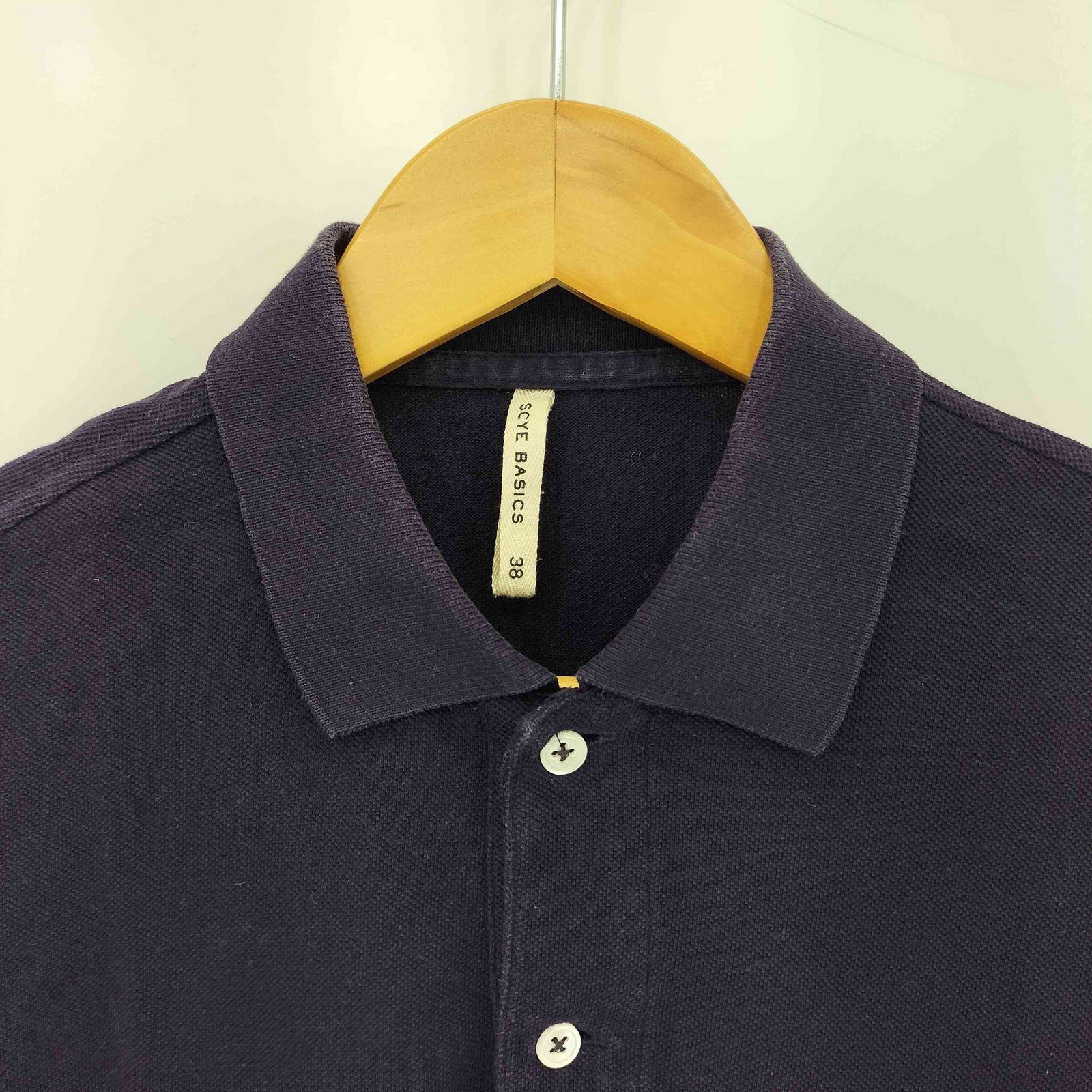 サイベーシックス SCYE BASICS 鹿の子 ポロシャツ メンズ 38 - メルカリ