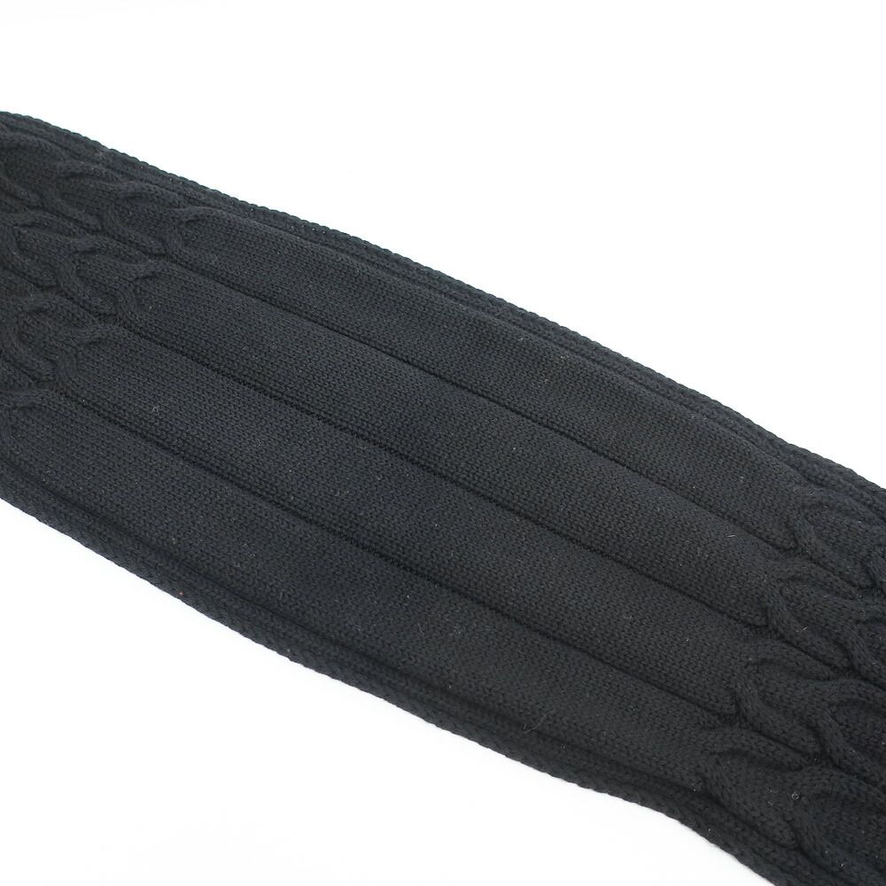  天白 モンクレール マフラー ブラック ウール ロゴ 表記サイズS 小物 ファッション その他 メンズ レディース マフラー 小物