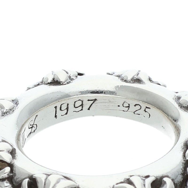 クロムハーツ CROSS BAND/クロスバンド シルバーリング メンズ 9号