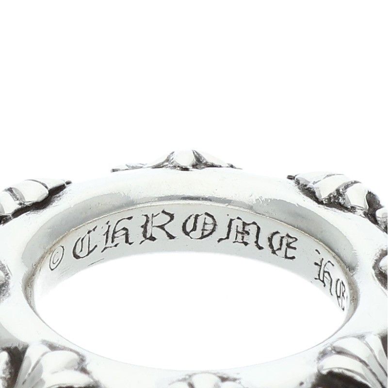 クロムハーツ CROSS BAND/クロスバンド シルバーリング メンズ 9号