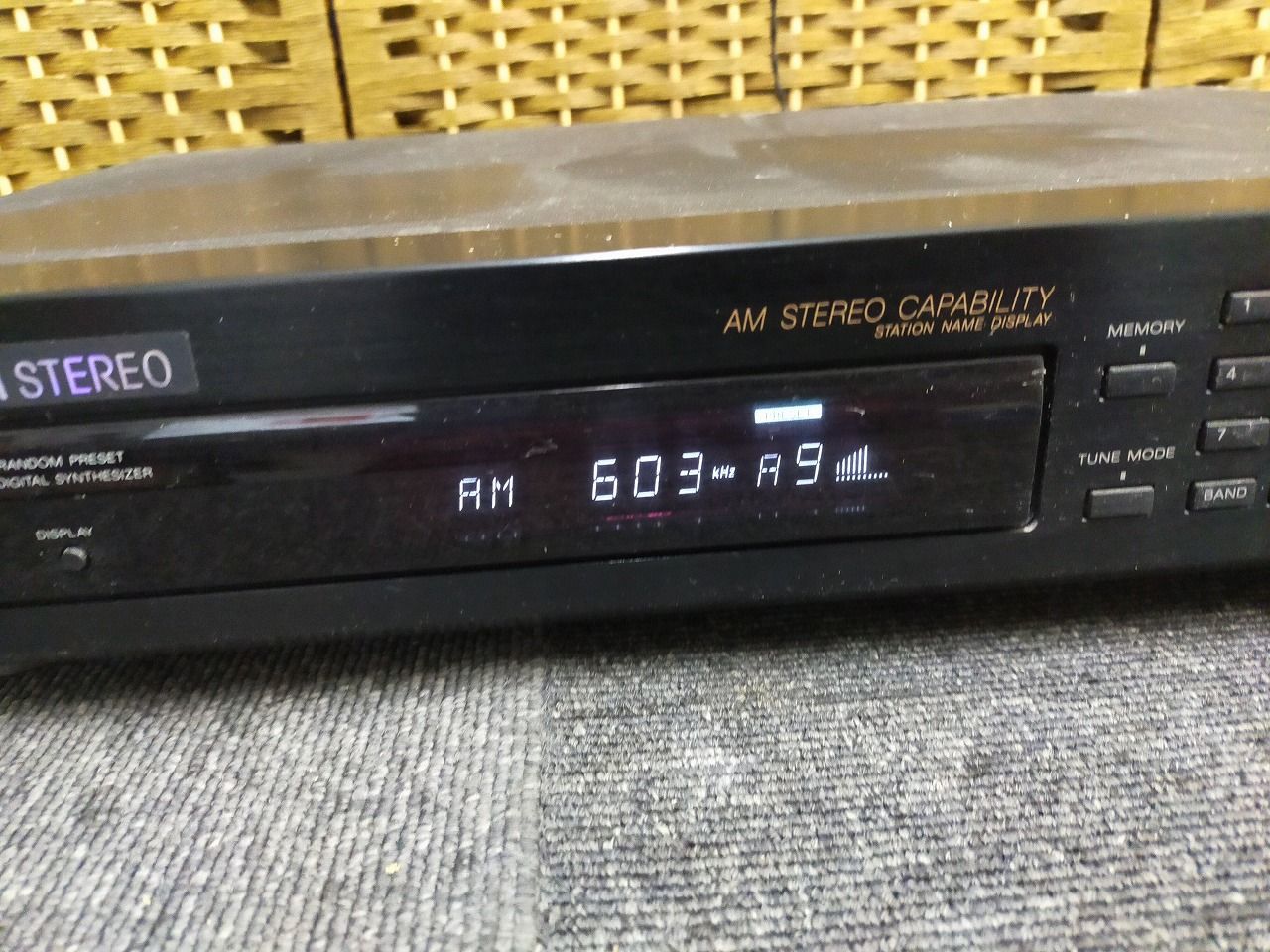 動作確認済】SONY ST-S500 FM/AM ステレオチューナー 純正アンテナ付