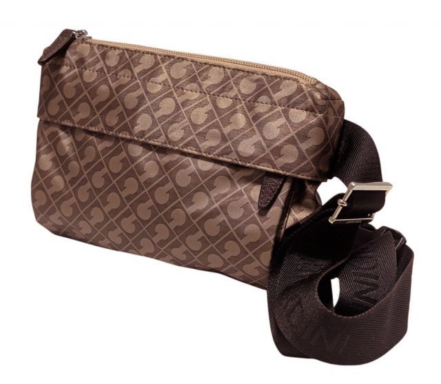 【未使用】ゲラルディーニ　ウエストバッグ　ボディバッグ　ソフティー　ブラウン 未使用】ゲラルディーニ ウエストバッグ ボディバッグ ソフティー