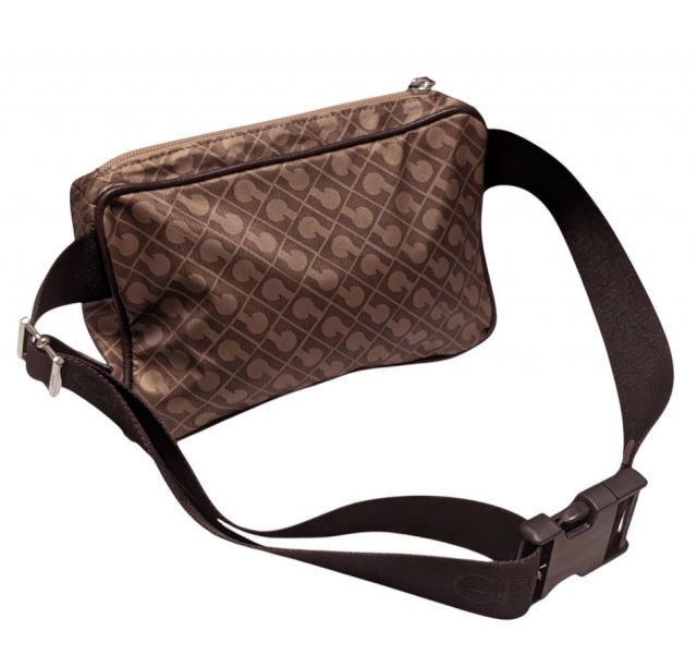 ゲラルディーニ ボディバッグ ウエストバッグ ウエストポーチ ブラウン