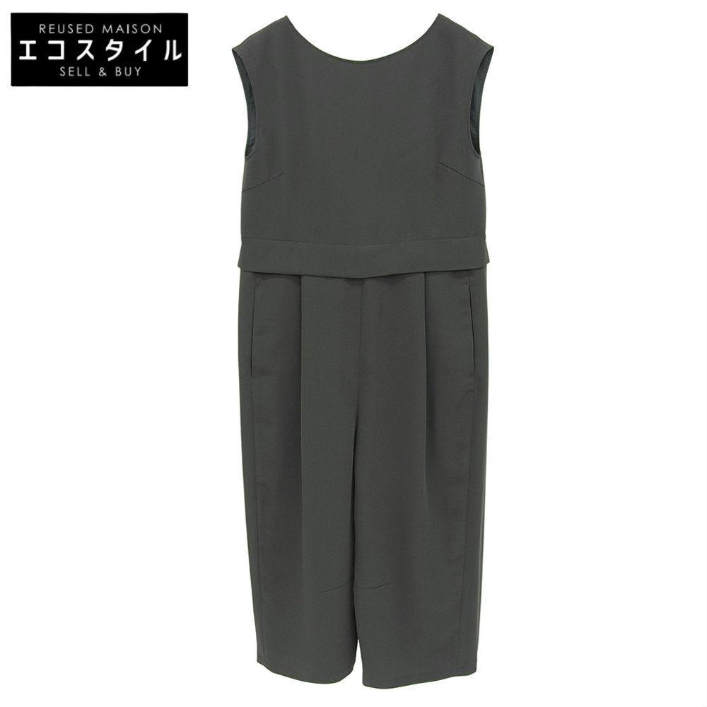 CONTE コンテ タック ノースリーブ オールインワン レディース カーキ ―