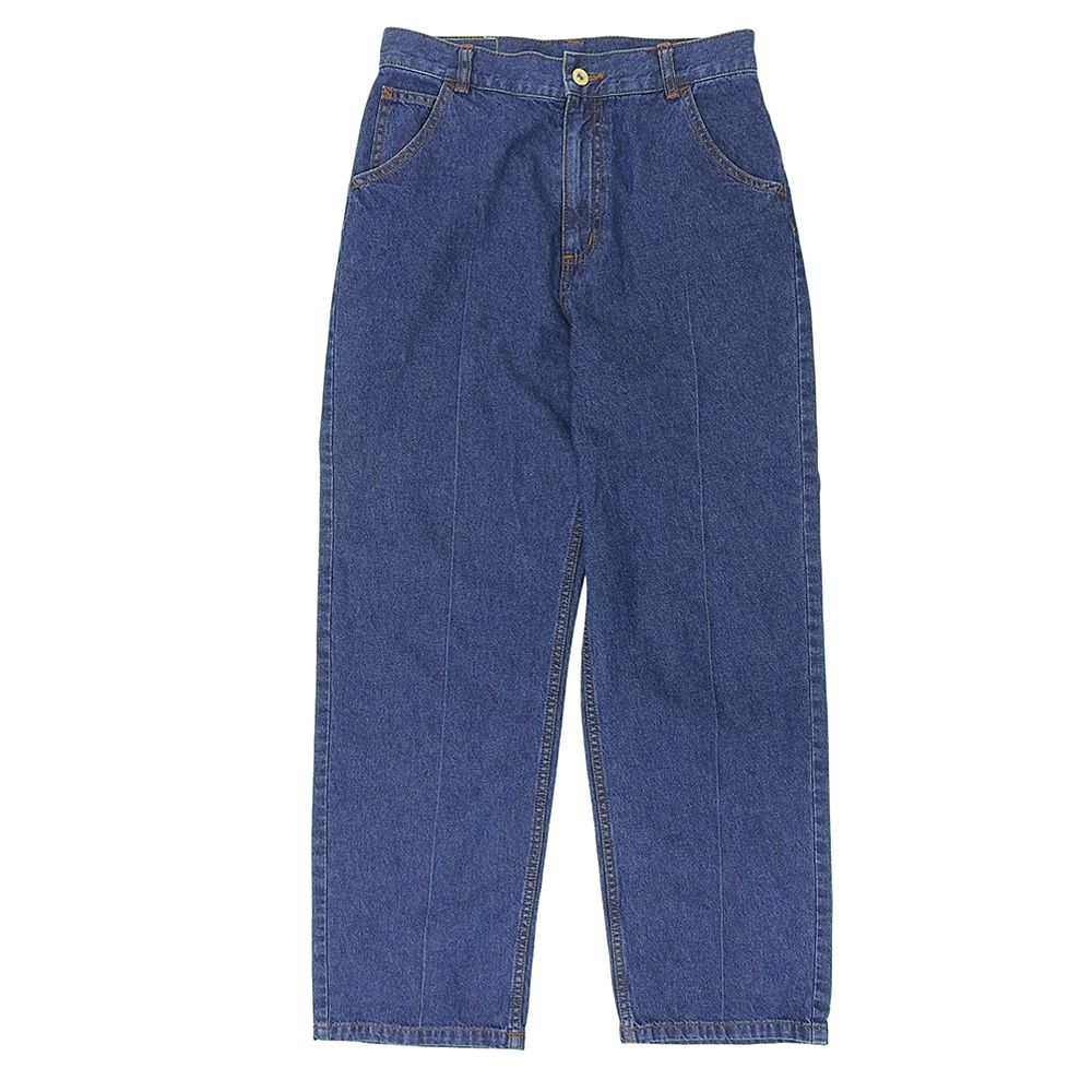 MUVEIL ミュベール リボン デニムパンツ ボトムス レディース コットン インディゴ 25年製 38