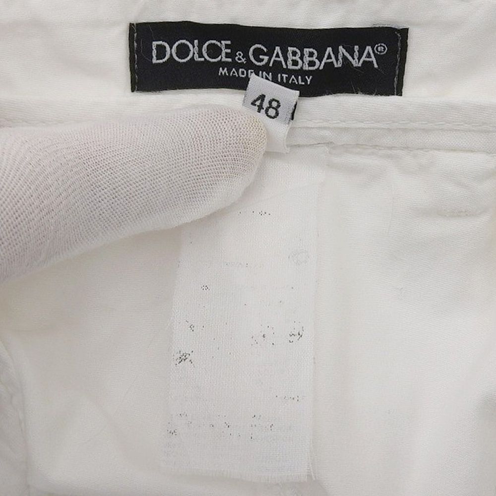 【希少ボタン】Dolce & Gabbana　テーラード　ホワイト　48相当 希少ボタン】Dolce & Gabbana テーラード ホワイト 48相当 - メルカリ