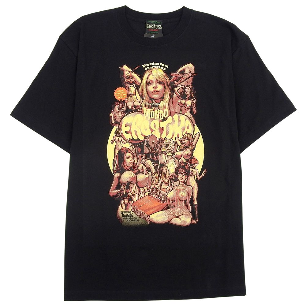 EROSTIKA エロスティカ 新品同様 MONDO EROSTIKA コットン Tシャツ