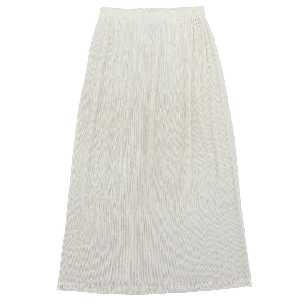 ISSEY MIYAKE FETE イッセイミヤケフェット ウエストゴム プリーツ ロングスカート レディース アイボリー 01