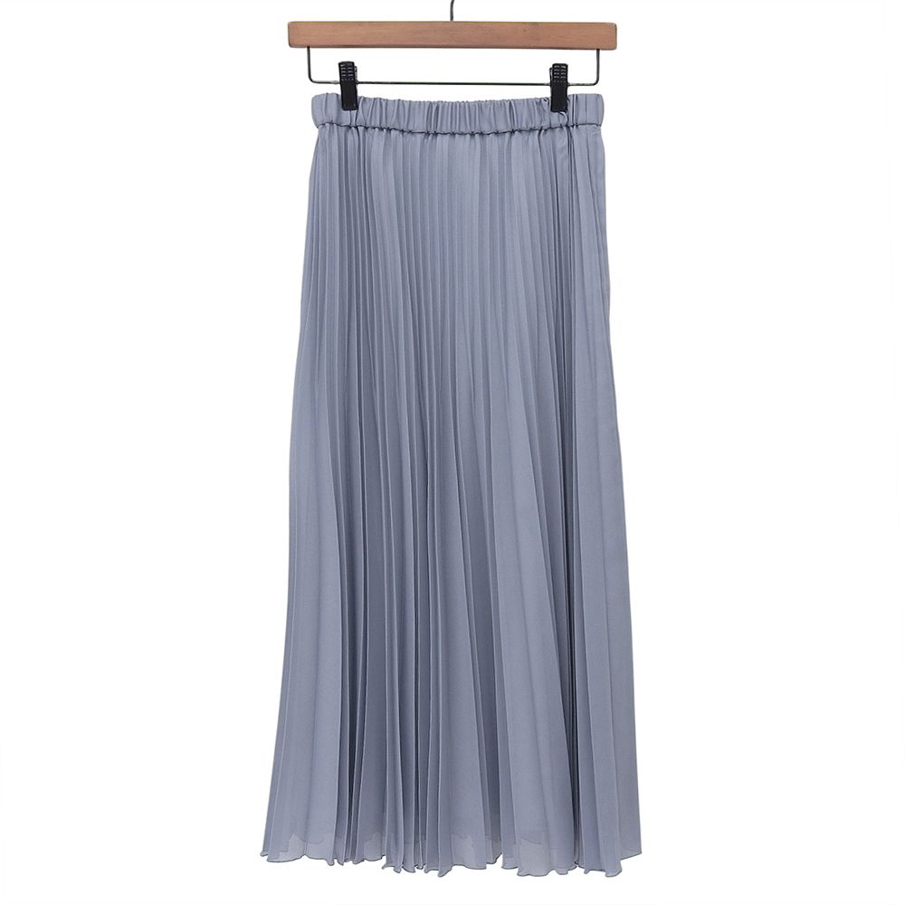 GRACE グレースコンチネンタル チンツプリーツ スカート レディース ブルー 36 24 AW