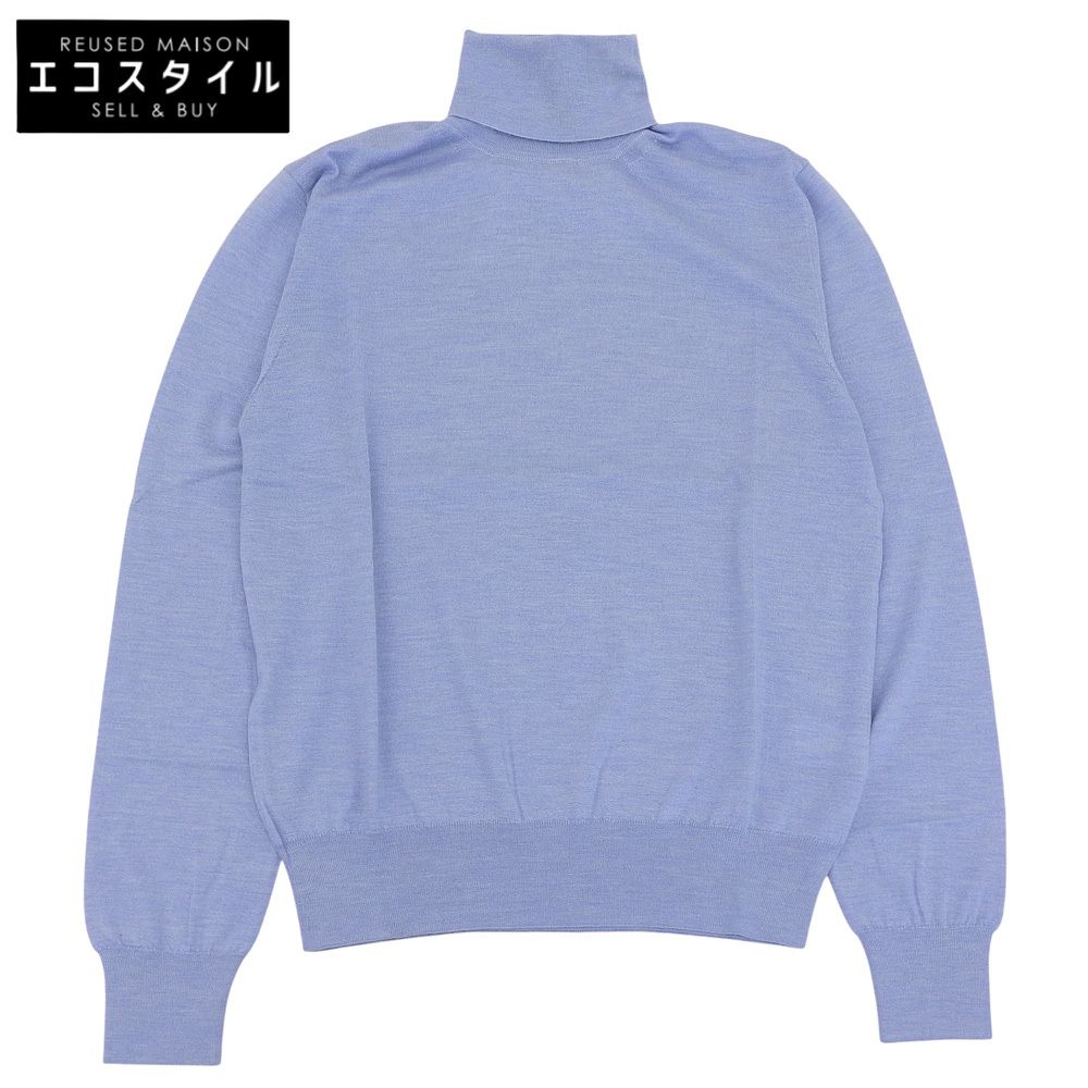 美品■クルチアーニ　ニット　タートルネック　カシミヤ　幾何学模様　48 カシミヤタートルネックニット（ニット）｜Cruciani（クルチアーニ