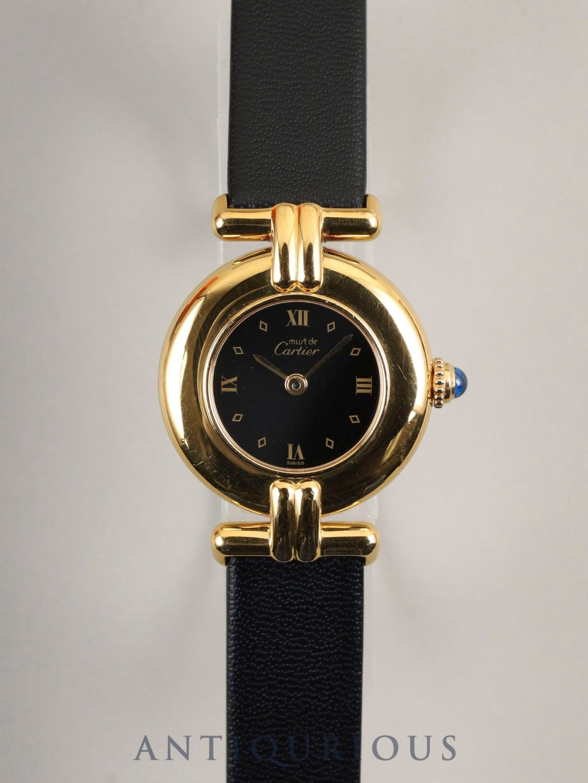 カルティエ マストコリゼ W100753 / 590002 クォーツ Cal.690 SV925 革