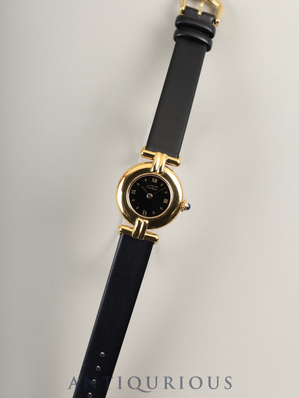 カルティエ マストコリゼ W100753 / 590002 クォーツ Cal.690 SV925 革