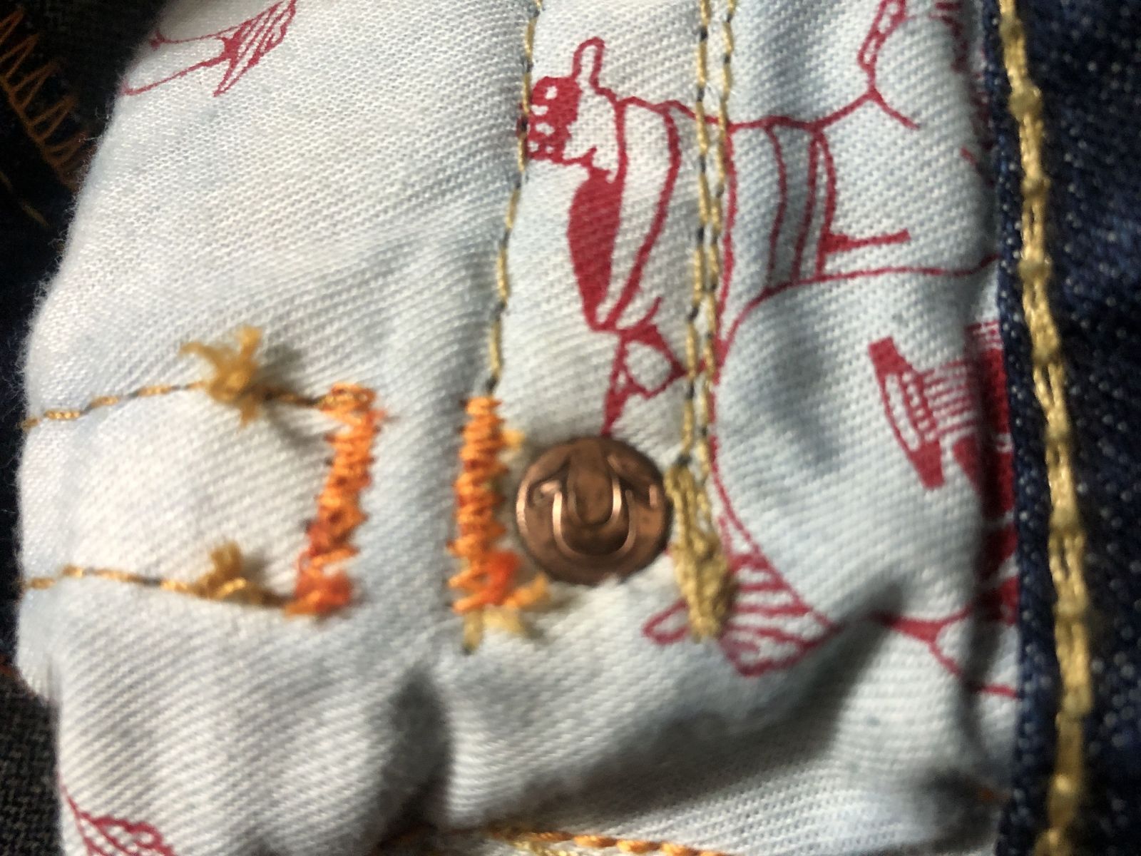 ◇☆【新品未使用】USA製 TRUE RELIGION トゥルーレリジョン RAINBOW